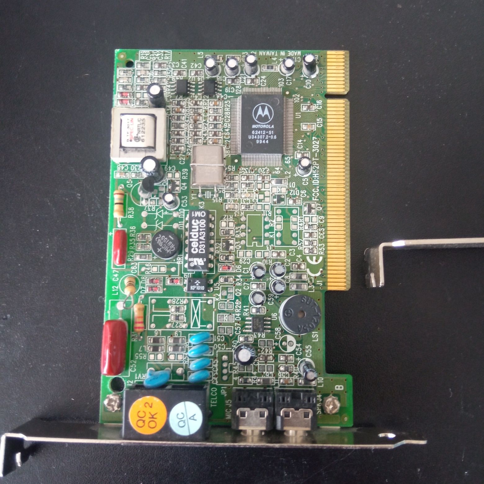 Karta sieciowa 2x plus modem retro