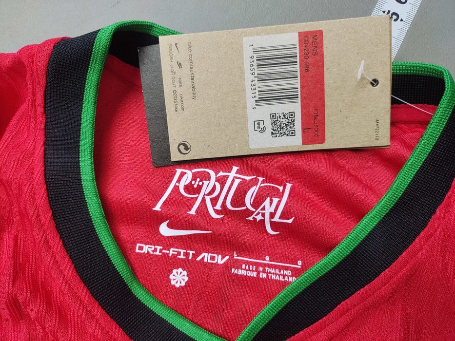 Camisola de Portuga 2024l c. Ronaldo assinada