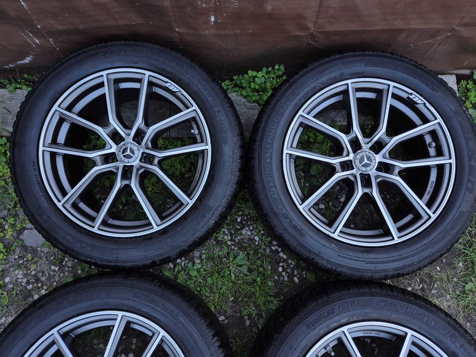 Koła zimowe 5x112 225/55R17 7,5mm bieżnik 2022rok Mercedes E C