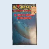 Cassete VHS Jacques Cousteau “As incríveis máquinas mergulhadoras”