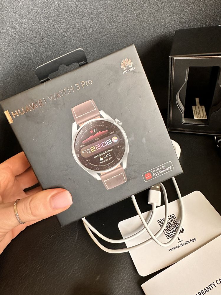Смарт годинник HUAWEI WATCH 3 pro  classic titanium