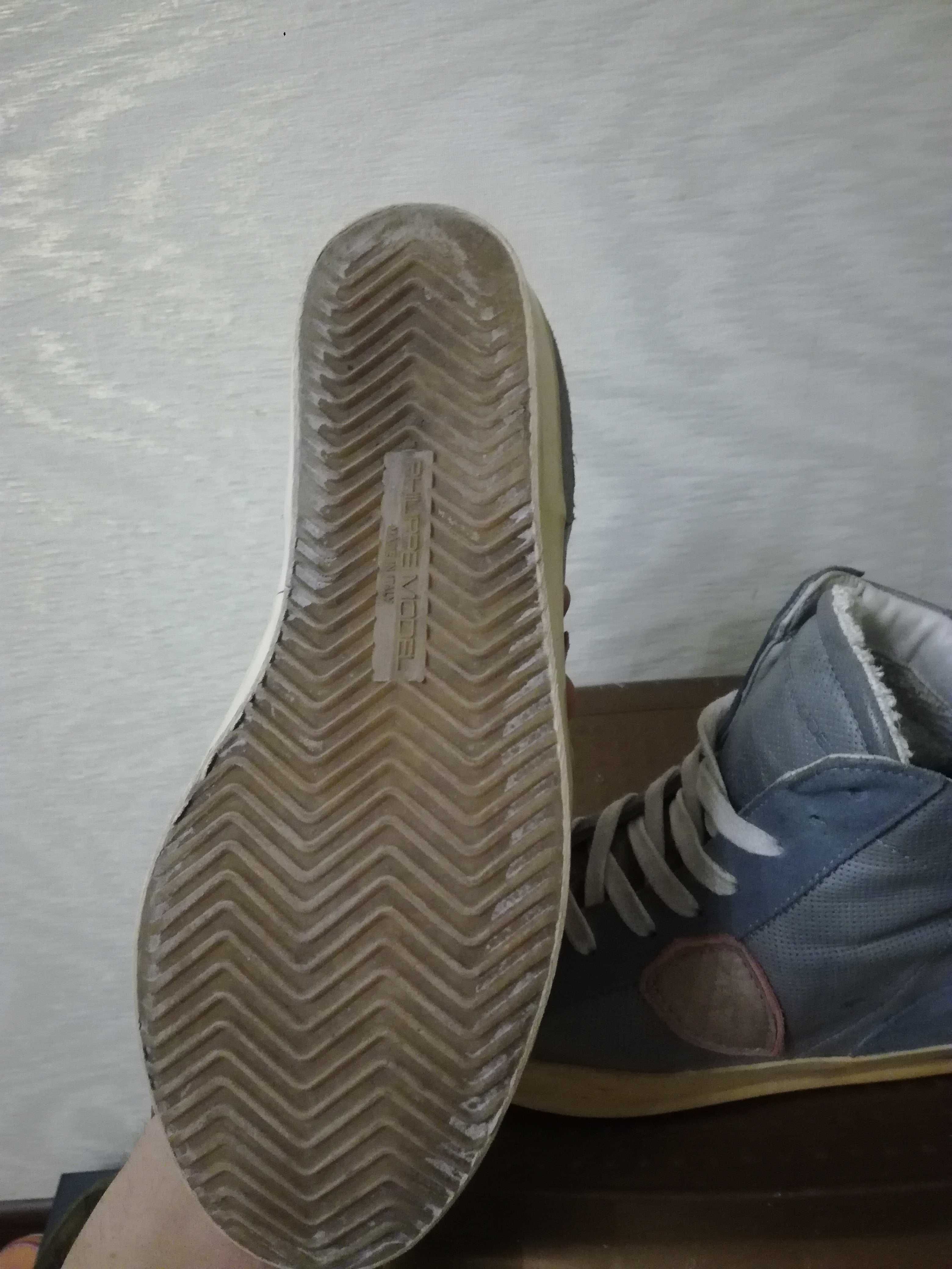 Женские кеды ботинки хайтопы Philippe Model Италия