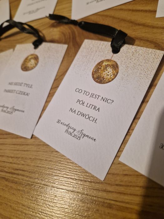 Zawieszki na alkohol 9szt