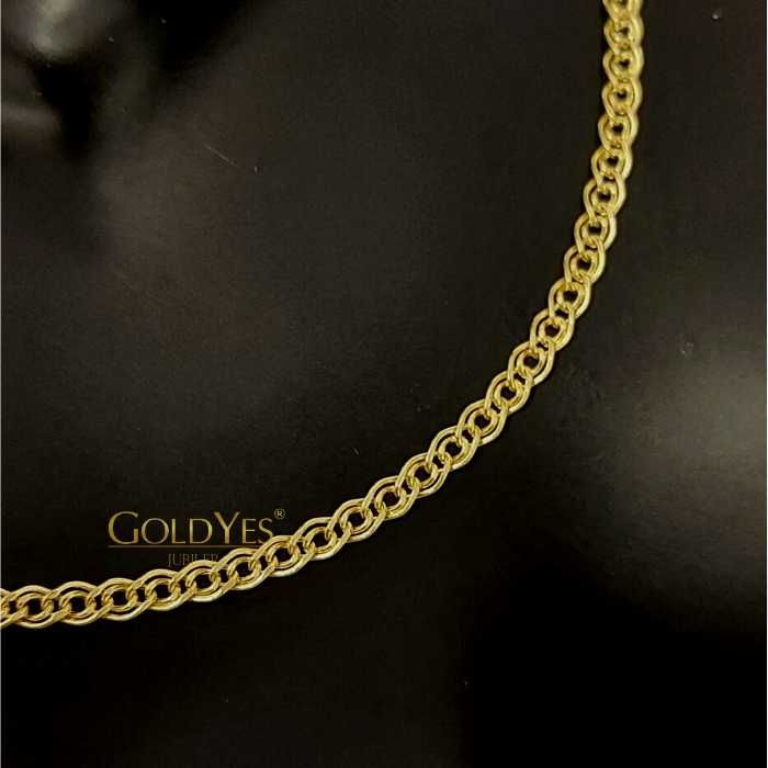 Złoty łańcuszek mona lisa pr 585 14k 50 cm