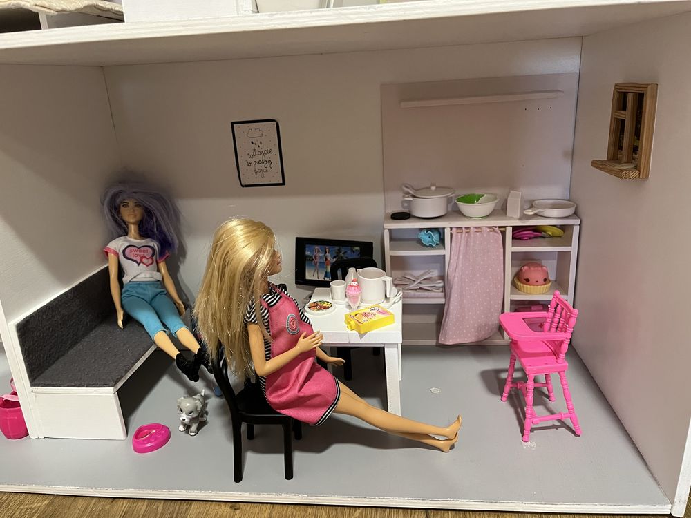 Domek dla lalek barbie
