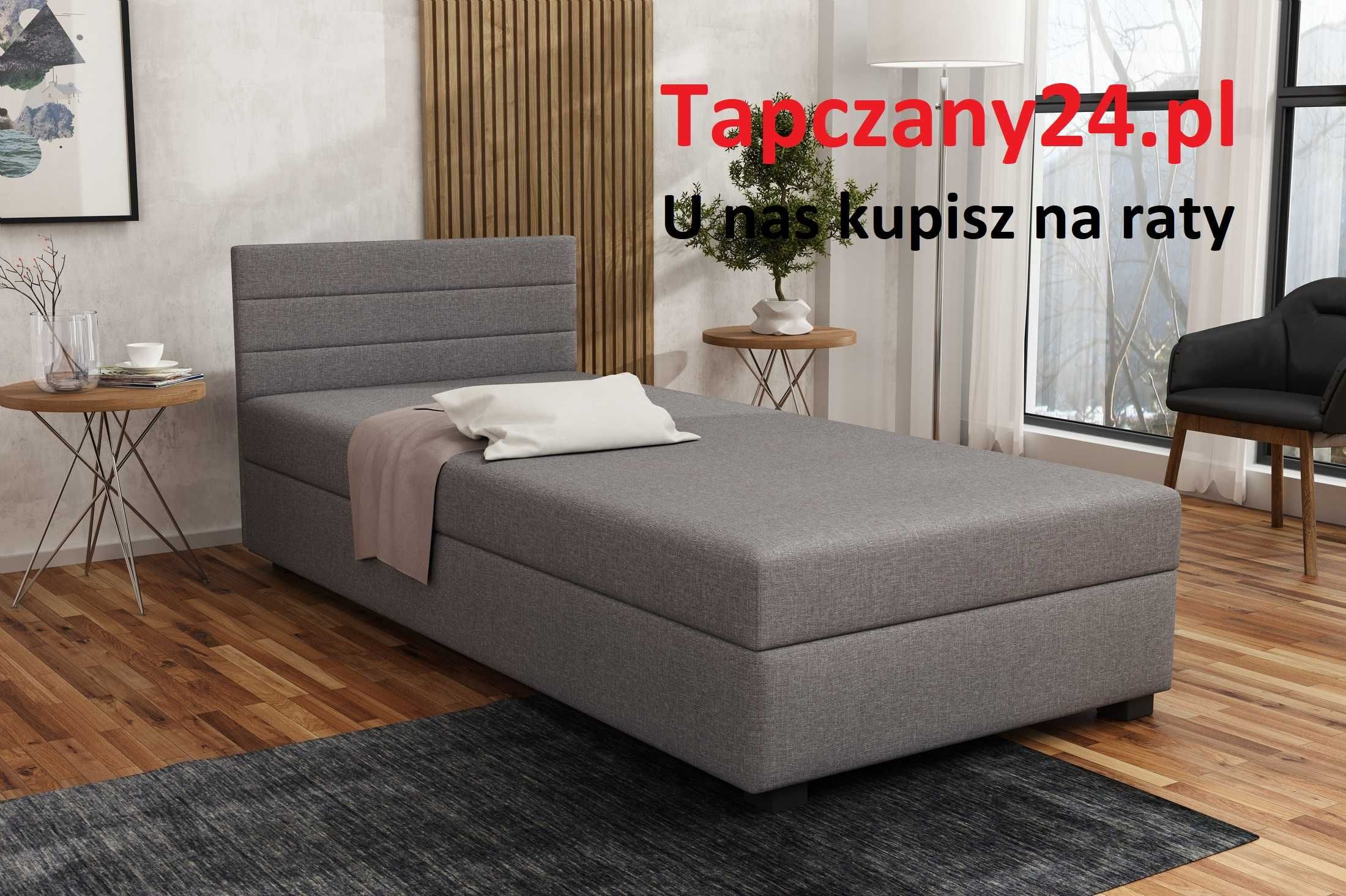 Tapczan jednoosobowy Łóżko z materacem Wysyłka Gratis