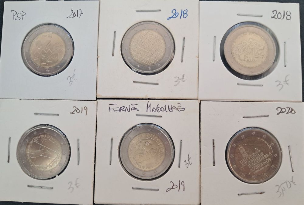 Portugal . Colecção completa das moedas de 2€