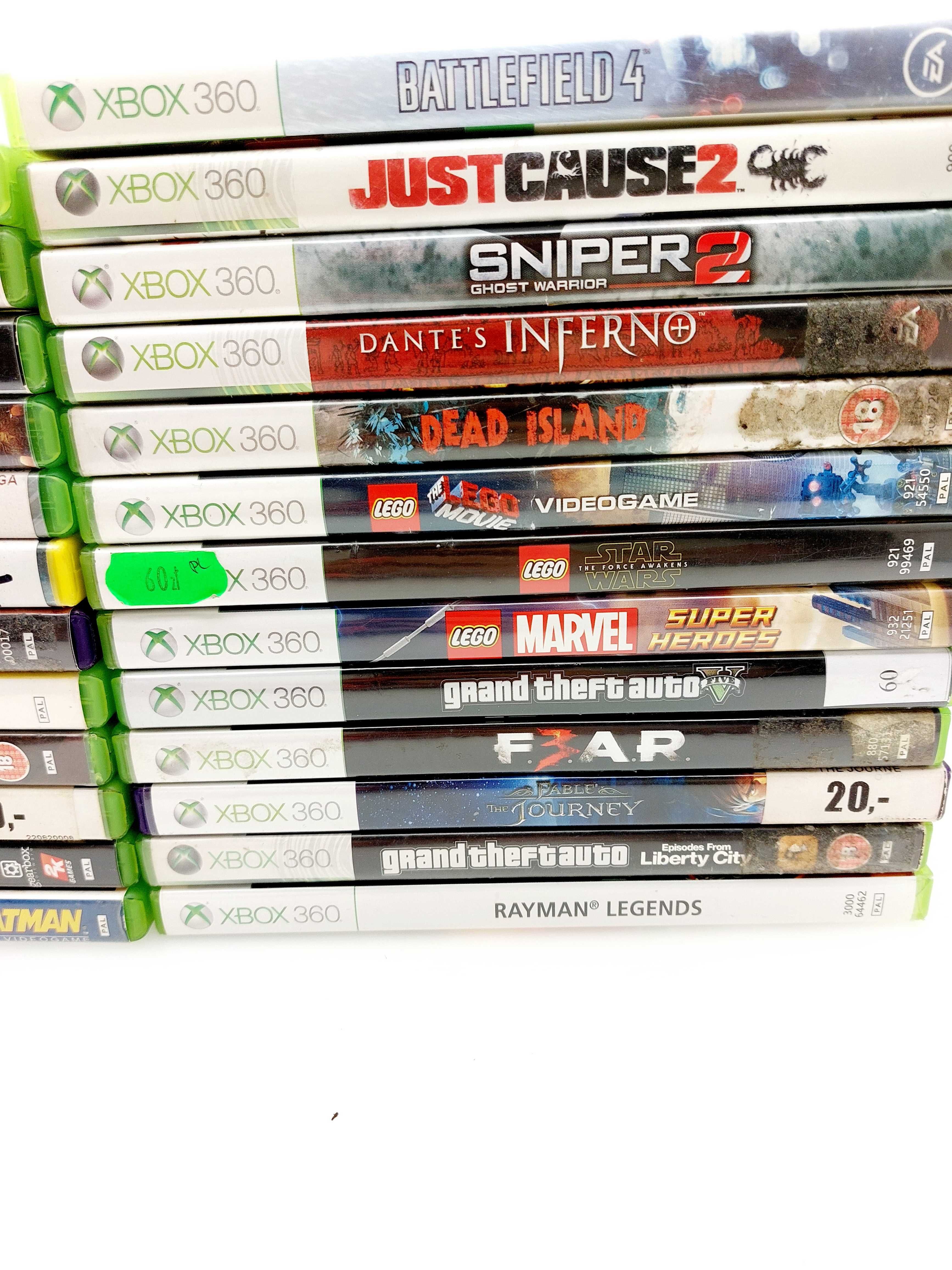 Konsola XBOX 360 S 250GB ZESTAW 25 gier (27/24)psz