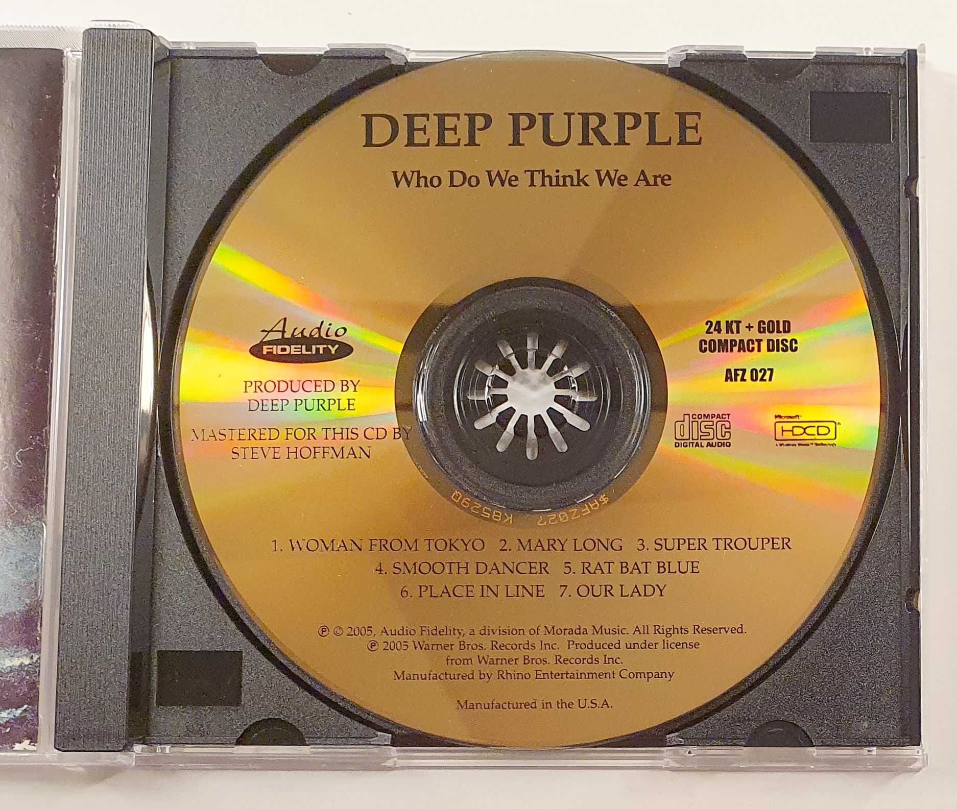 Deep Purple - Who Do We Think We Are (Audio Fidelity 24kt Ltd)