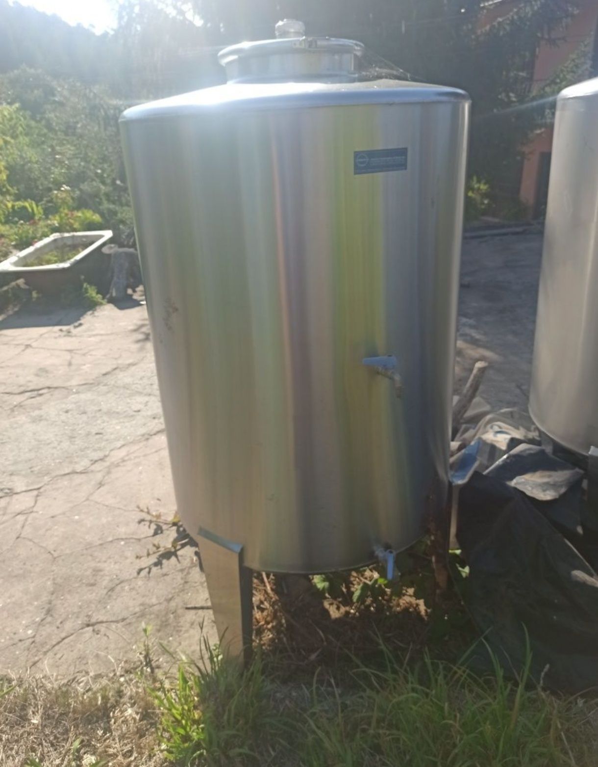 Cubas 500 litros em inox.