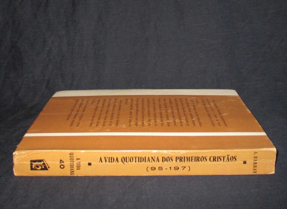 Livro A Vida Quotidiana dos Primeiros Cristãos (95-197)