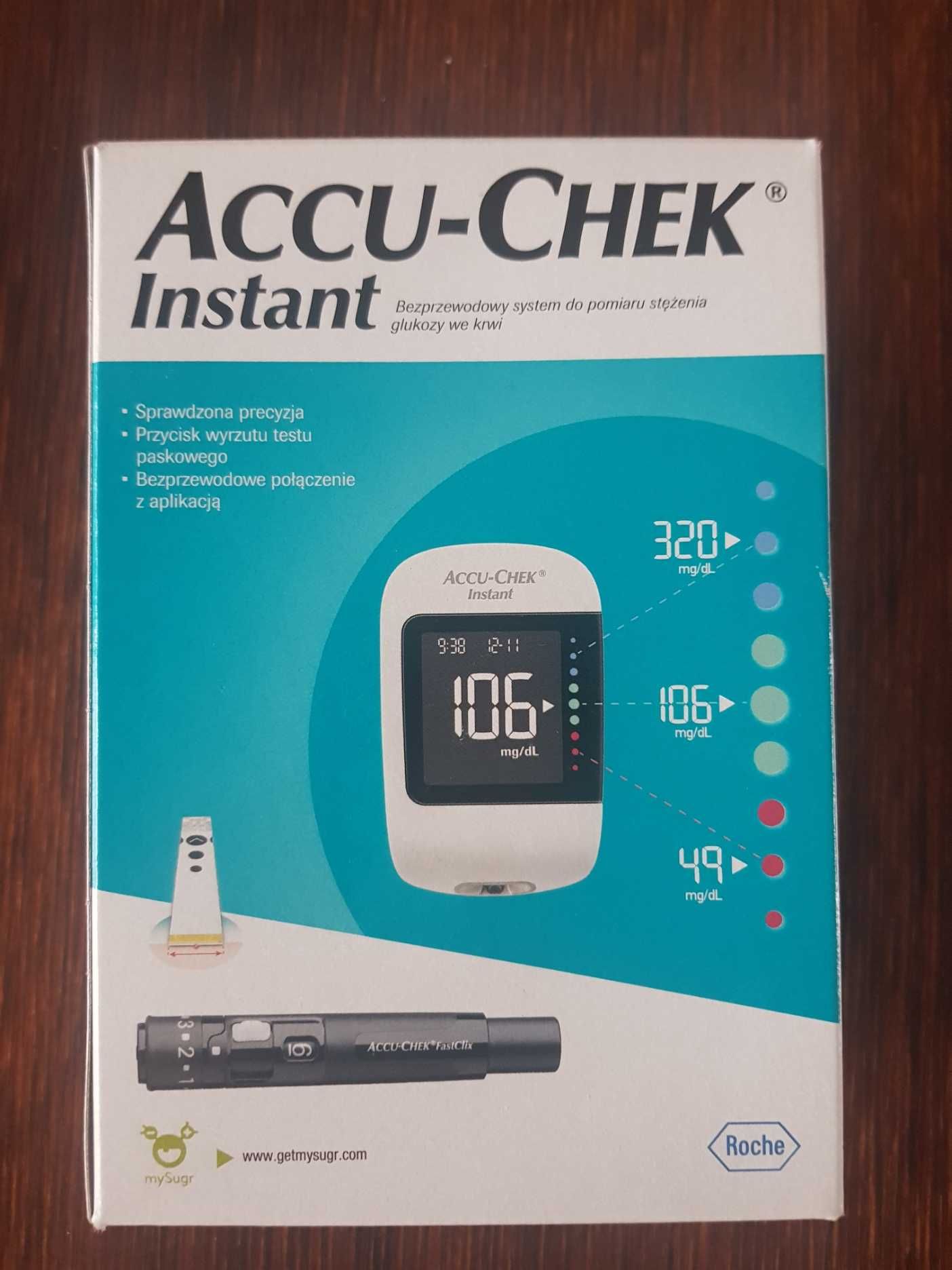 Glukometr Accu-Chek® Instant Nowy Gwarancja