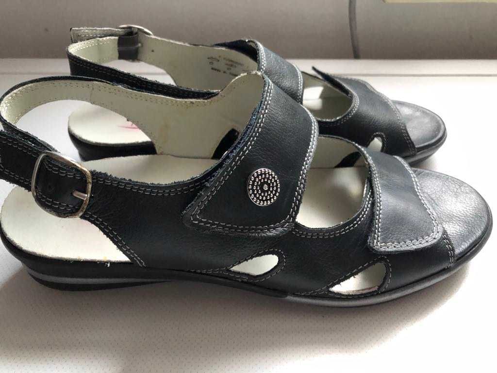 Skórzane buty damskie rozmiar 40