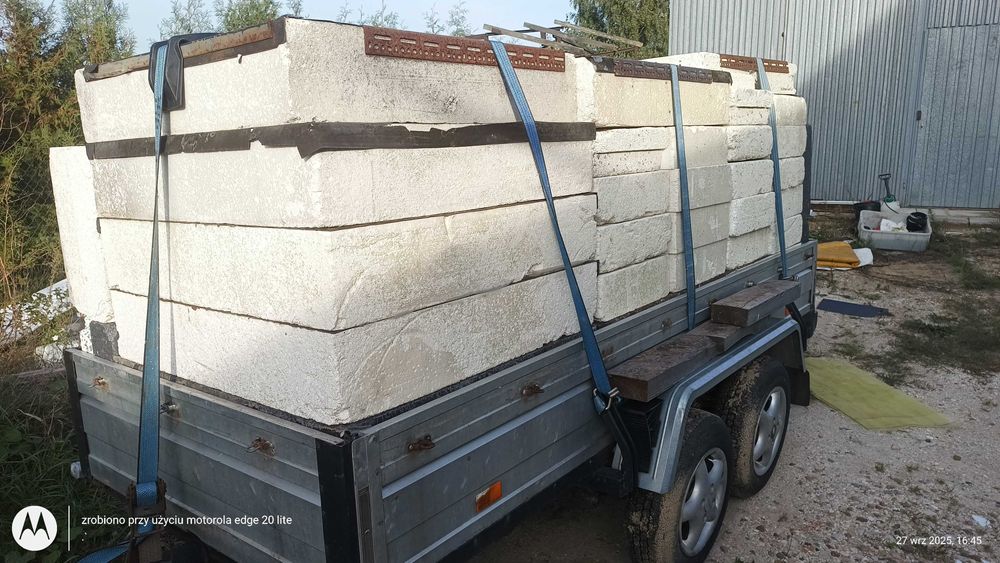 Styropian 15 cm 20 cm styropapa na dach + narożniki kilkanaście sztuk