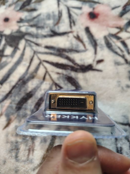 Adapter Hykker DVI 24+1 męski - HDMI żeński