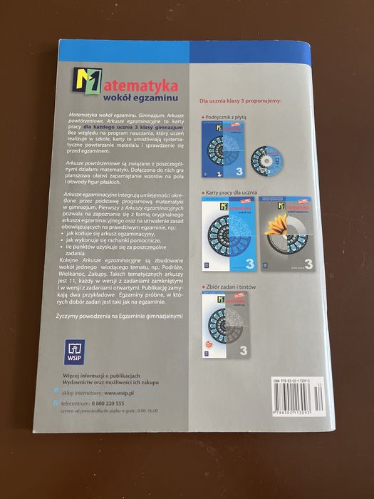 Testy gimnazjalne matematyka WSiP