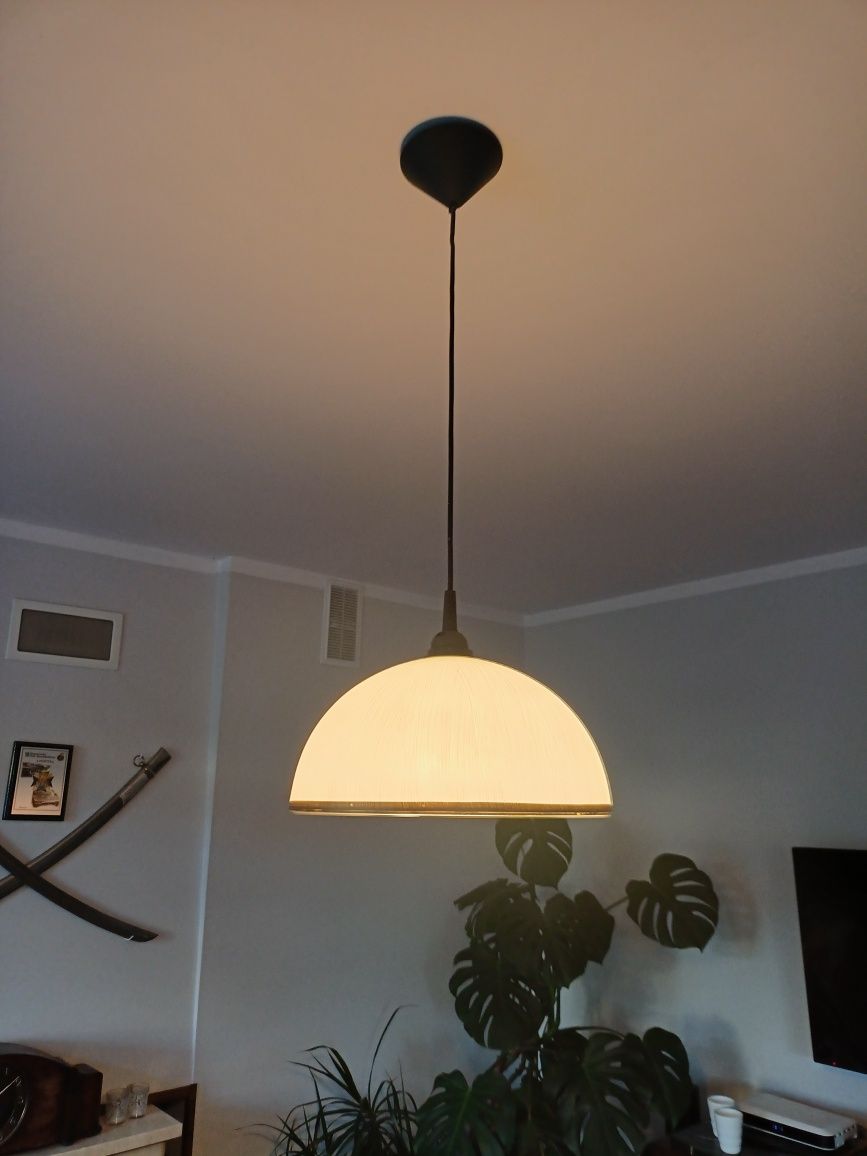 Lampa sufitowa szklana