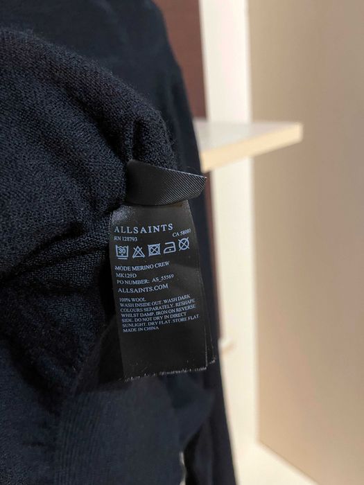AllSaints, 100% мериносовий  светр-джемпер  M/L