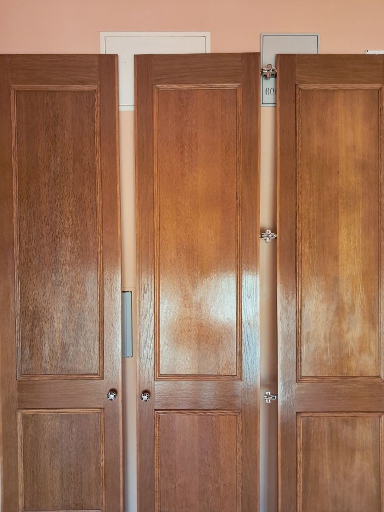 Oportunidade! Portas de roupeiro de madeira maciça  20€ cada.