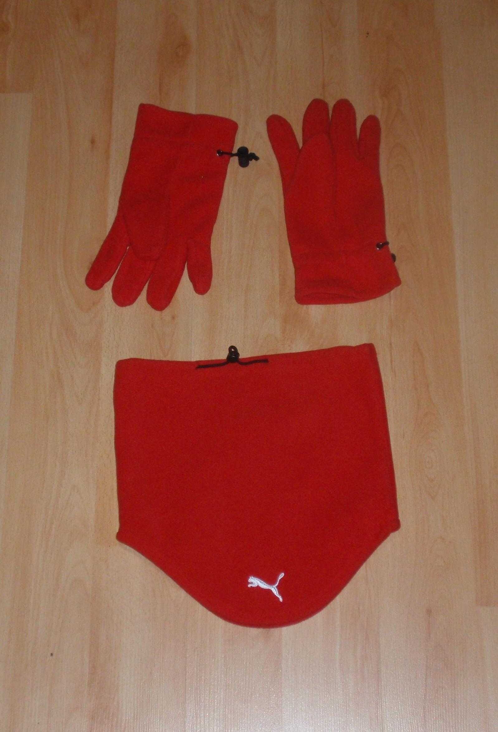 Комплект 2в1 FC Arsenal перчатки+горловик Puma Fleece ORIGINAL cнуд ФК