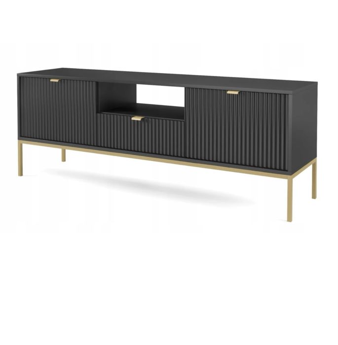 Szafka RTV CZANRO ZŁOTA  glamour