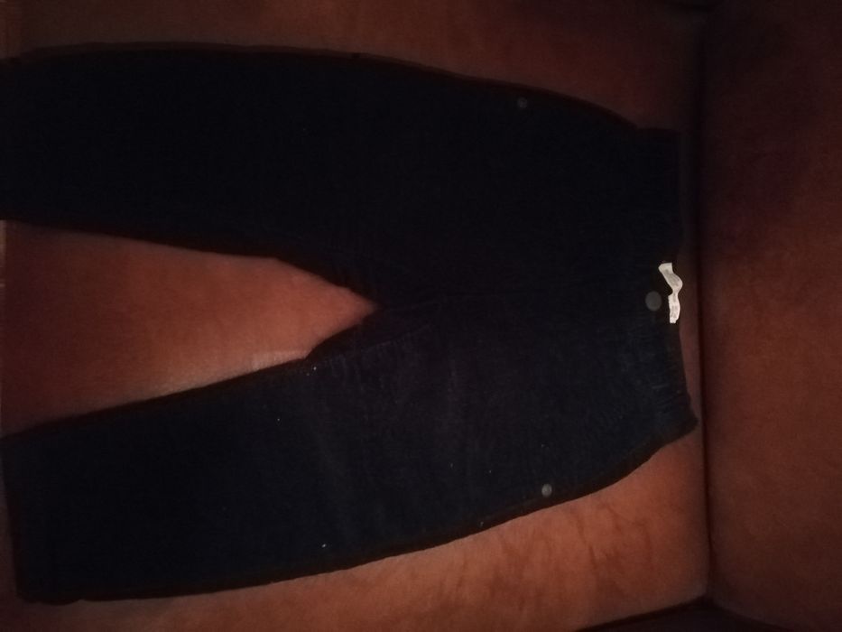 Calças de bombazine azul escuras Zara 12-18 meses