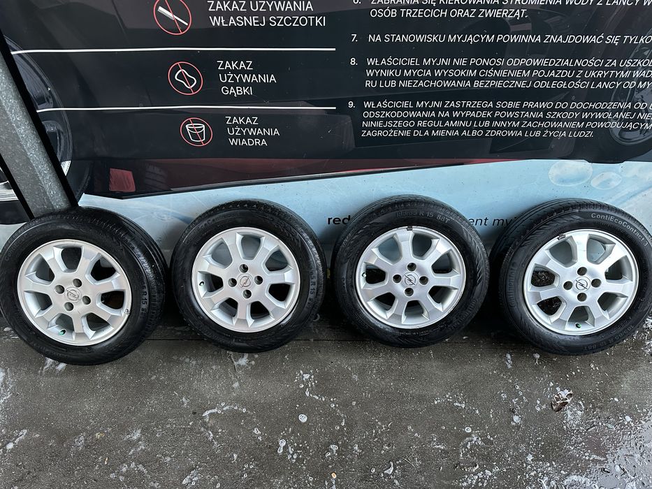 Felgi aluminowe + Opony letnie 15”