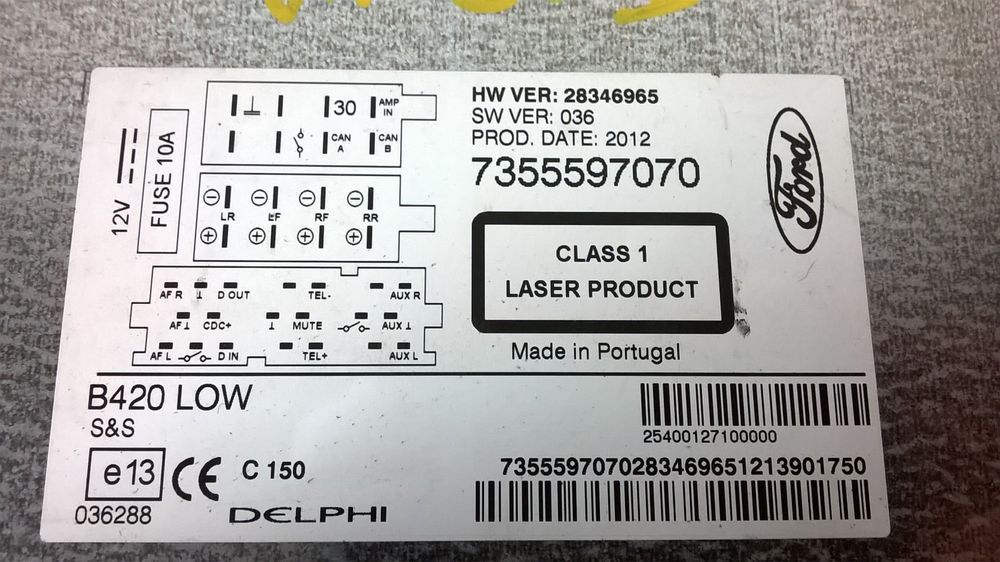 Radio [Ford KA (RU8)]