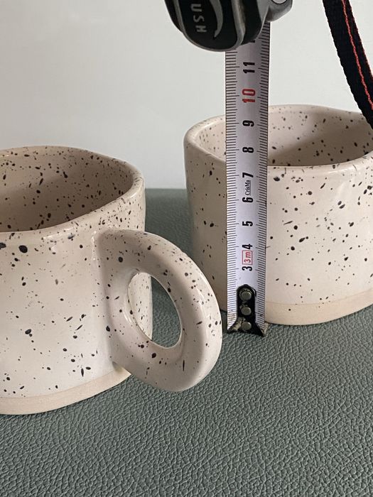 Zestaw Kubków ceramicznych (kremowe)