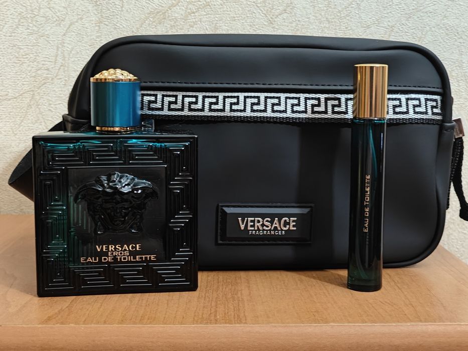 Versace Eros EDT Набір 100 мл + 10 мл.+несесер