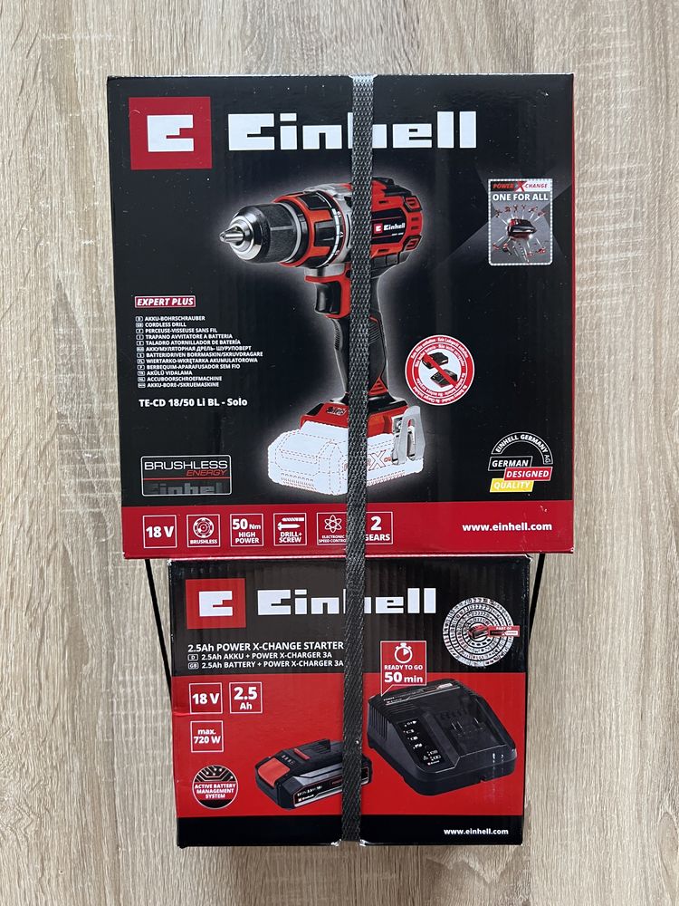 Einhell Wiertarko - Wkrętarka TE - CD 18/50 Akumulator + Ładowarka 18V