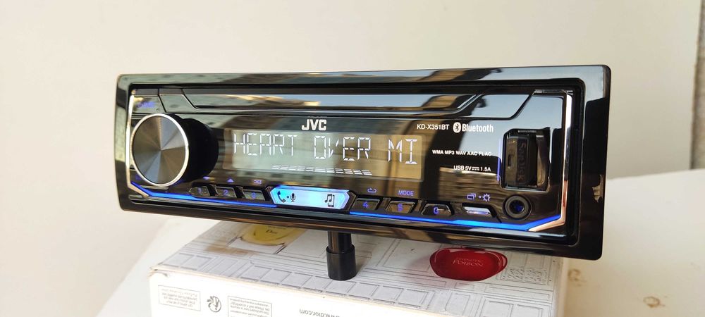 Процессорная магнитола (DSP) JVC KD-X351BT bluetooth MOSFET 4x50
