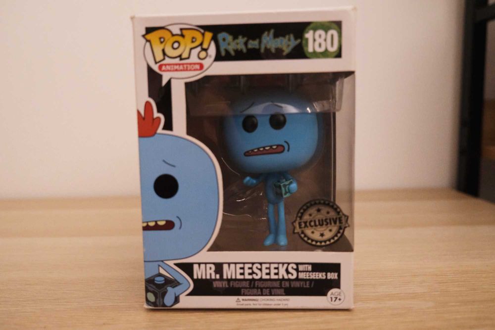 Funko Pop Figure Mr. Meeseeks with Meeseeks Box 180 (Nunca Aberto)