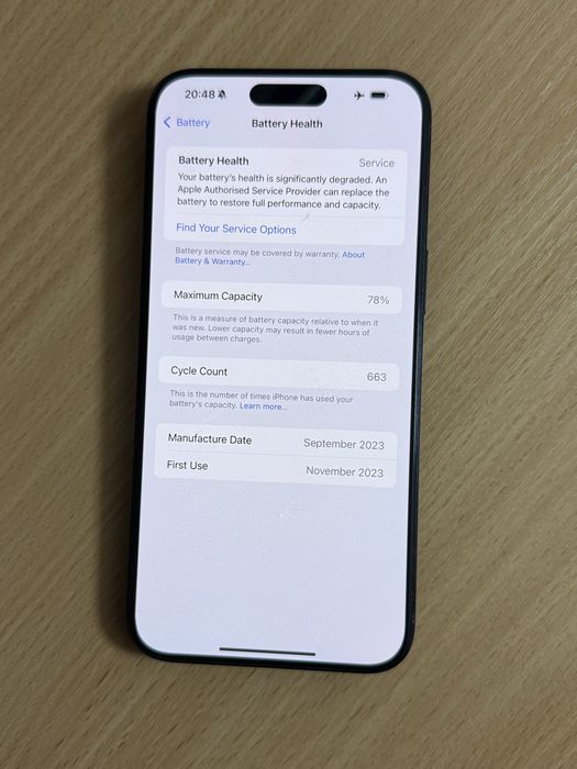 Iphone 15pro max 512 neverlock
