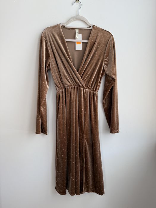 Sukienka damska welurowa r.uniwersalny