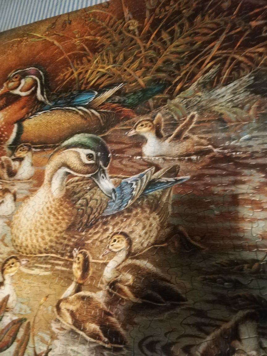 Puzzle de patos com cerca de 40 anos.