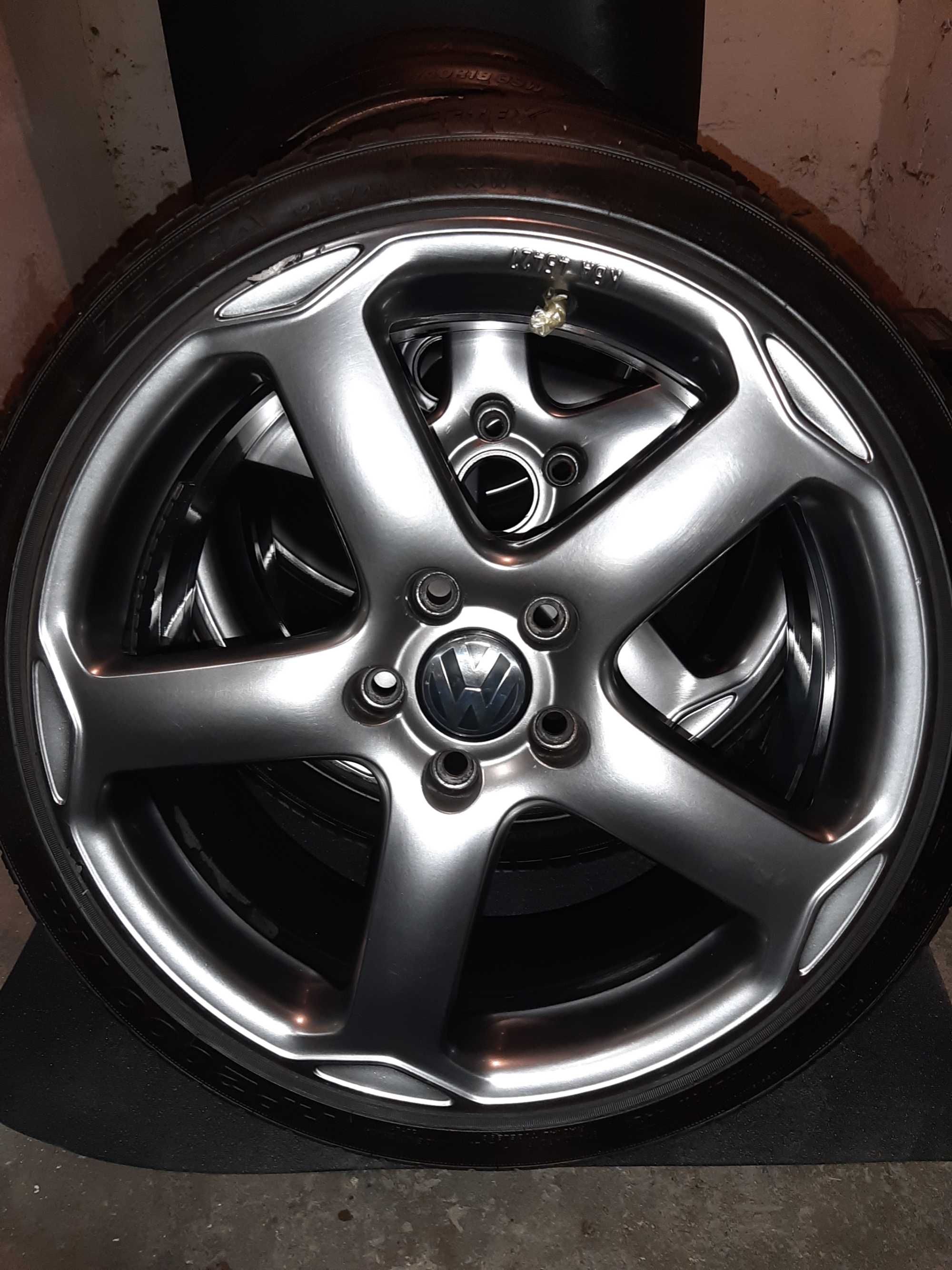 Koła - Felgi aluminiowe VW R-Line -  18 cali 5x112 8x18 et 50