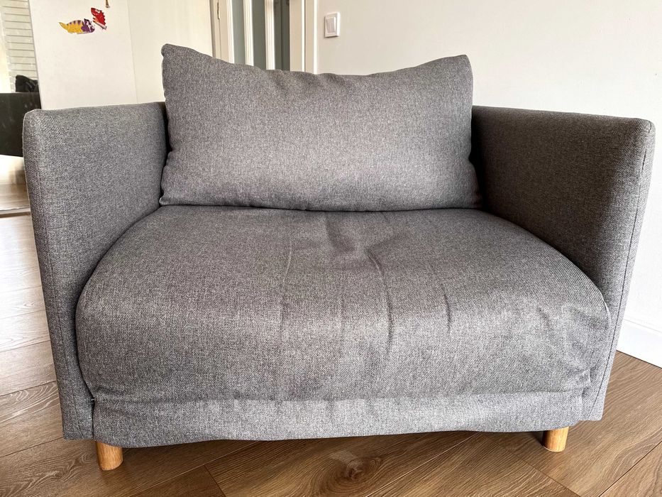 Крісло-ліжко NORODDEN світло-сірий