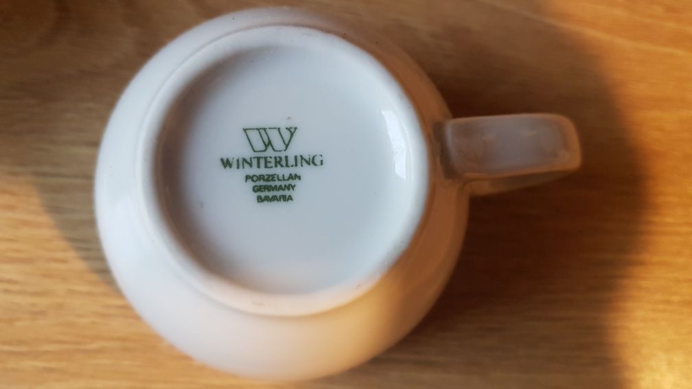 6 filiżanek do espresso niemieckiej fabryki porcelany Winterling