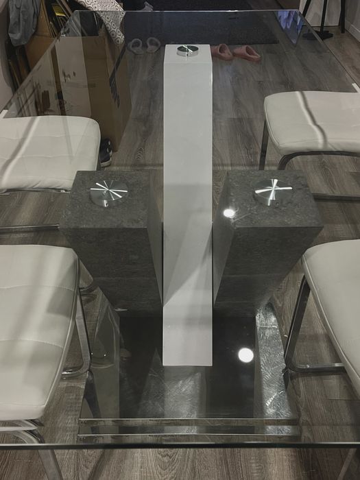 Mesa de vidro grande