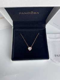 Pandora підвіска Блискуче серце з ореолом