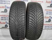 2 шт. 185/65 R15 Goodyear Vector 4Seasons Gen-2 шини б/у, 6-7 мм