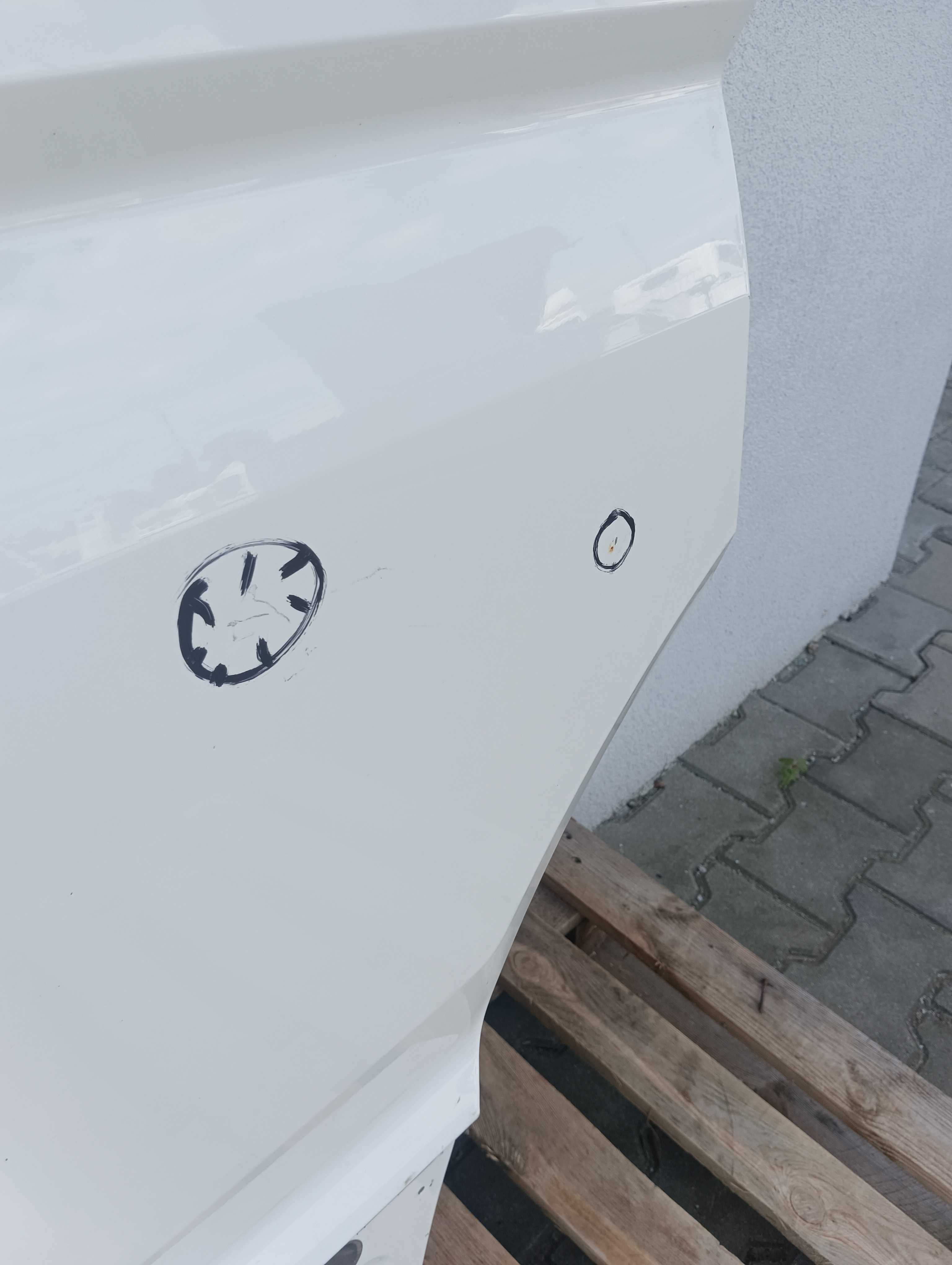 Drzwi Przednie Prawe  VW CRAFTER II 2017 MAN TGE białe A2587-06