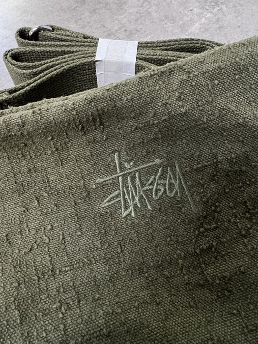 Stussy Dyed Goods Shoulder Bag Olive Оригінал