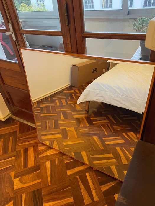 Espelho de Madeira 90x90