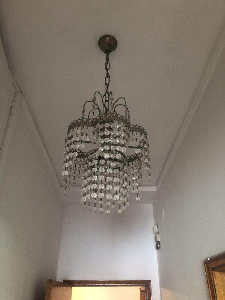 Candeeiro de vidrinhos