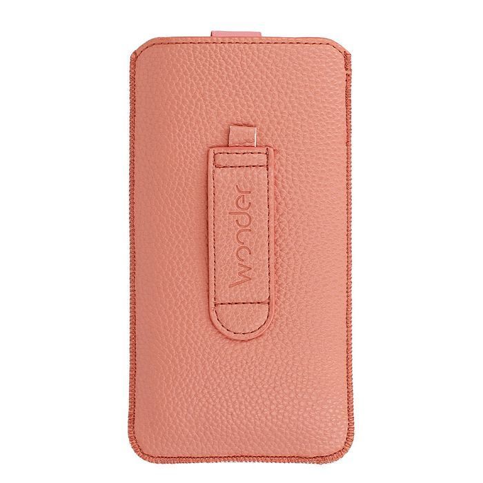 Kieszonka WONDER Deko L iPhone 13 Mini/SE 2020 brzoskwiniowa