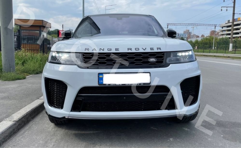 Обвес SVR 2018+ L494 Range Rover Sport Рестайлинг Бампер Решетка