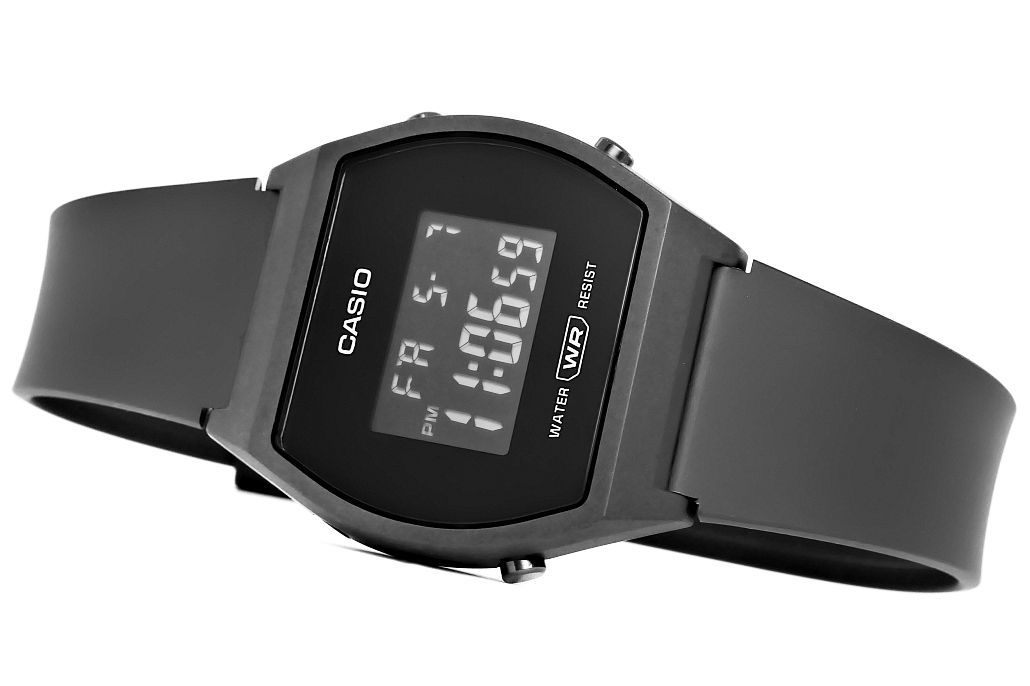 zegarek damski casio lw-204-1bef czarny unisex + box