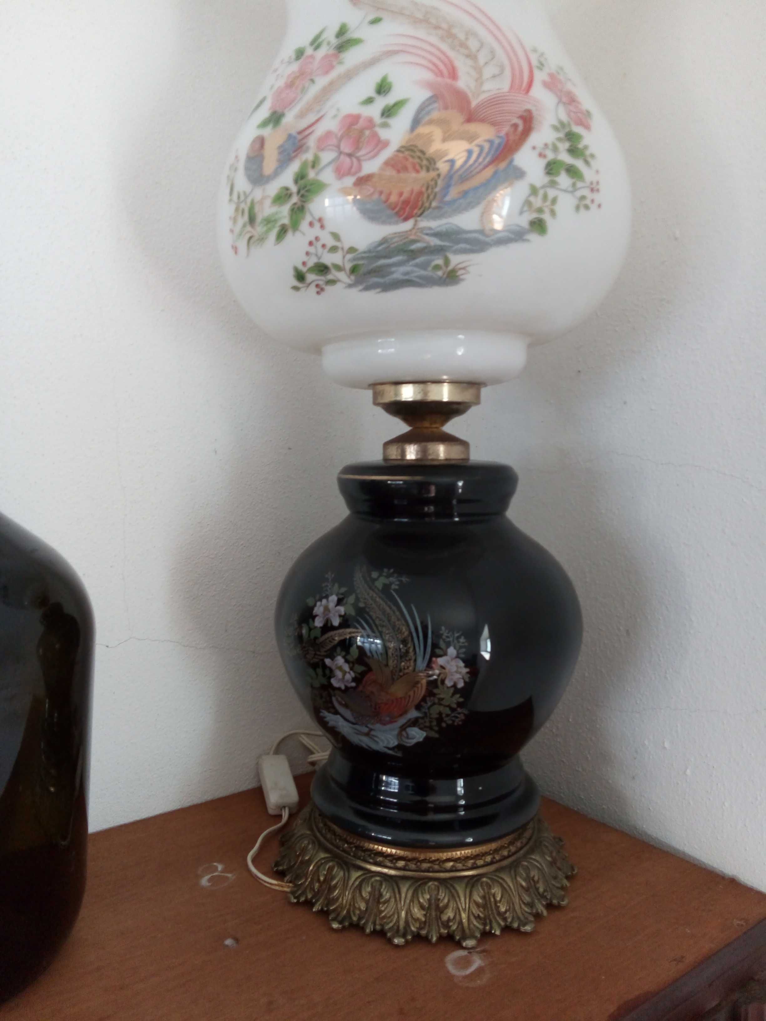 Grande candeeiro de mesa anos 70